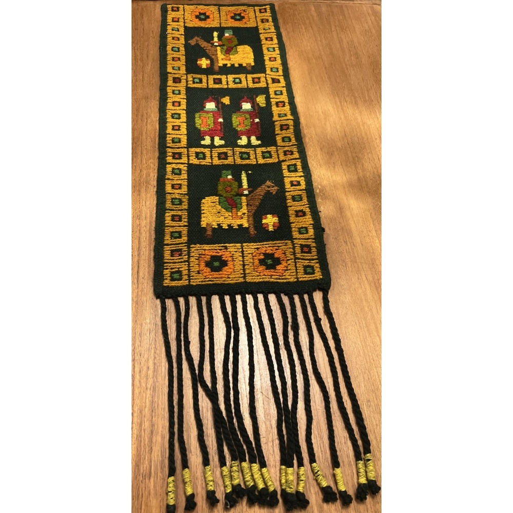 VTG Polish Kilim Wall Hanging Wool
